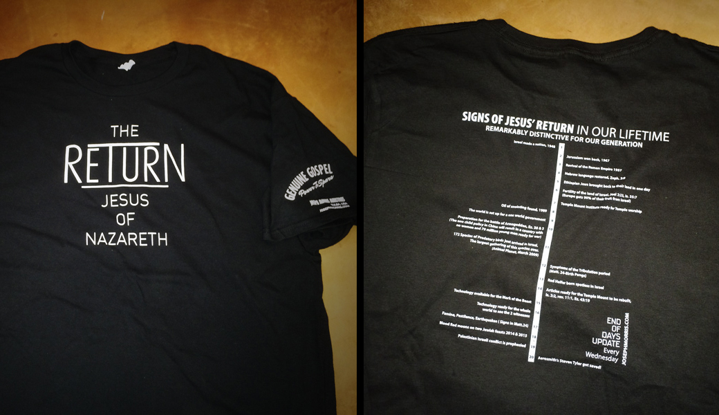 The Return T-shirt Front Large