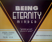 Being Eternity Minded